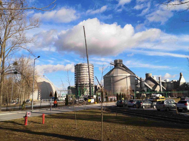 Budowa instalacji w Cementowni Kujawy