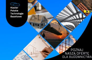 grafika z logo Klastra Polskie Technologie Bazaltowe