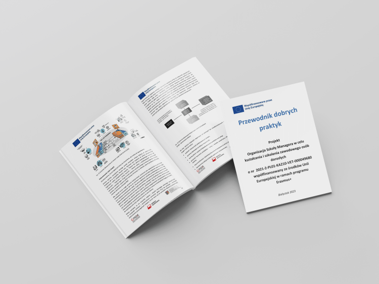 zdjęcie przedstawia ulotkę promocyjną