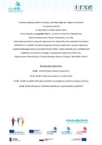grafika przedstawiająca DemoDay EuroSkills Gdańsk 2023